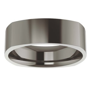 Titanium Comfort-Fit Square Band