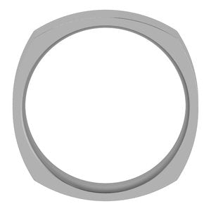 Cobalt 6 mm Square Comfort-Fit Band Size 10