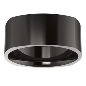 Zirconium Comfort-Fit Square Band