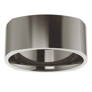 Titanium Comfort-Fit Square Band