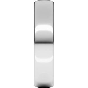 18K Yellow Or White Or Rose Gold Lightweight Comfort-Fit European-Style Band
