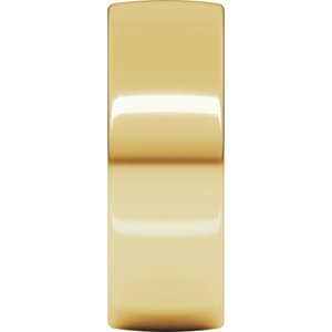 18K Yellow Or White Or Rose Gold Lightweight Comfort-Fit European-Style Band