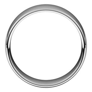 18K Yellow Or White Or Rose Gold Lightweight Comfort-Fit European-Style Band