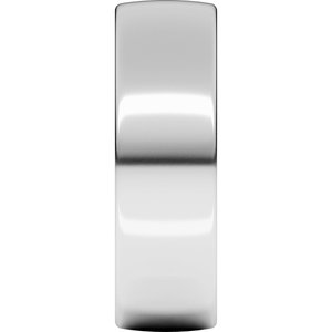 18K Yellow Or White Or Rose Gold Lightweight Comfort-Fit European-Style Band