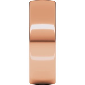 18K Yellow Or White Or Rose Gold Lightweight Comfort-Fit European-Style Band