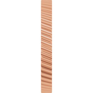 14k Yellow Or White Or Rose Gold Diagonal Grooved Flat Band