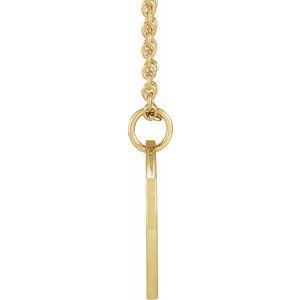 14K Yellow Or White Gold Or Sterling Silver Birth Flower Polished Necklace