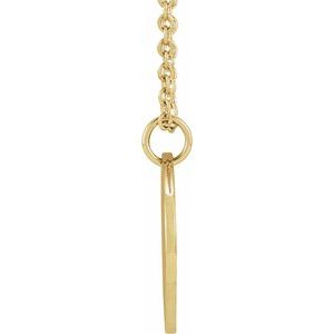 14K Yellow Or White Gold Or Sterling Silver Birth Flower Polished Necklace