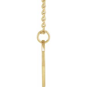 14K Yellow Or White Gold Or Sterling Silver Birth Flower Polished Necklace