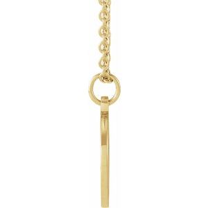 14K Yellow Gold Smiley Face 13.8 X 10 Mm 16-18 In Polished Smiley Face Necklace