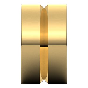 10K Yellow Or White Or Rose Gold Grooved Comfort-Fit Flat Band