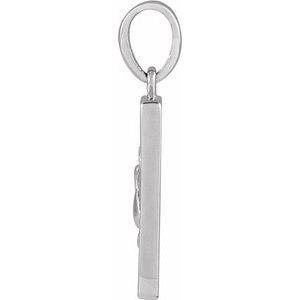14K White Gold 16.23 X 9 Mm Polished Holy Spirit/Dove Pendant