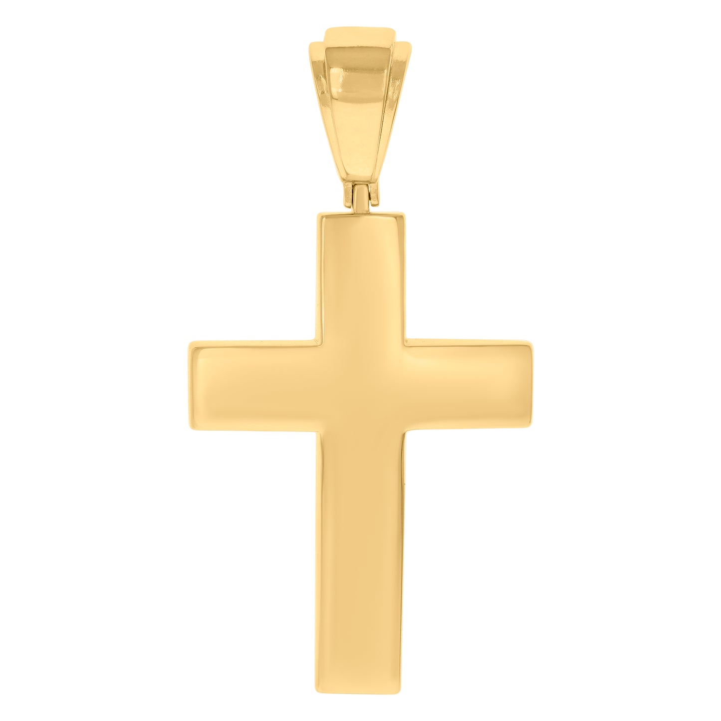 Sterling Silver Mens Cross Religious Charm Pendant