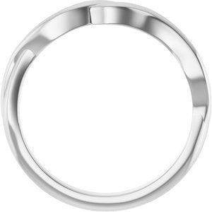 Sterling Silver Polished Stackable Ring Size 7