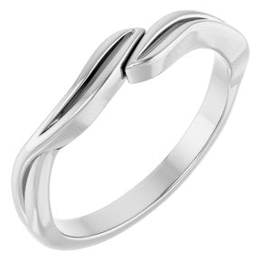 Sterling Silver Polished Stackable Ring Size 7