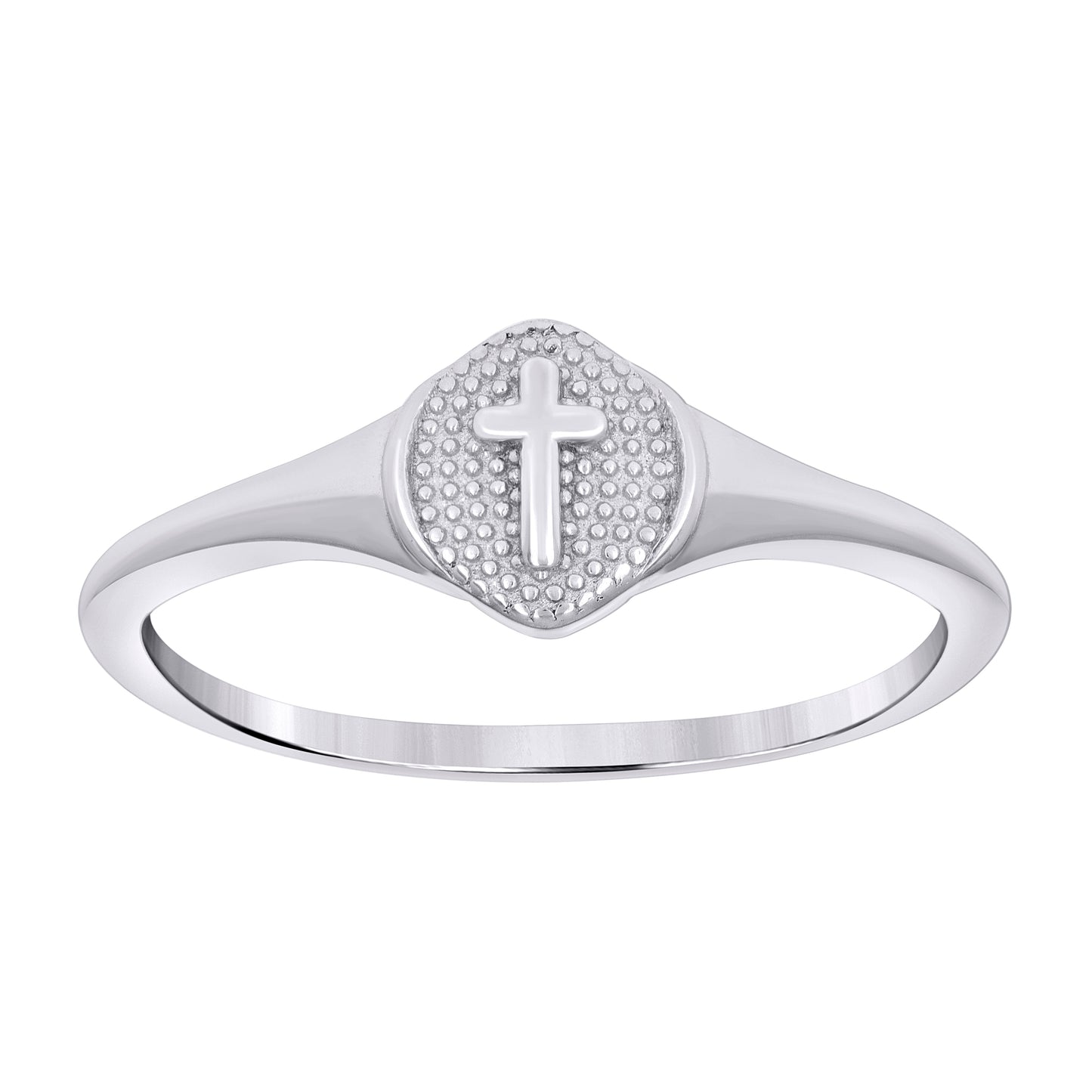 Sterling Silver Womens Cubic-Zirconia Infinity Heart Bridal Anniversary Wedding Engagement Band Ring