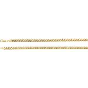 14K Yellow Gold Or Sterling Silver 5 Mm Lobster Clasp Miami Cuban Curb Chain