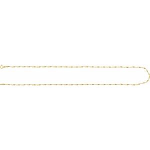 14K Yellow Gold Twisted Herringbone Chain, Length: 7 In, Width: 1.6 Mm