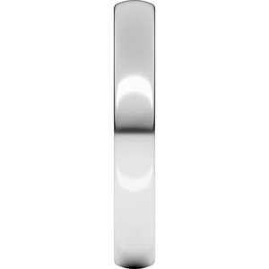 18K Yellow Or White Or Rose Gold Lightweight Comfort-Fit European-Style Band