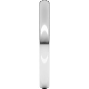 18K Yellow Or White Or Rose Gold Lightweight Comfort-Fit European-Style Band