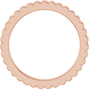 14K Yellow Or White Or Rose Gold Or Sterling Silver Or Platinum Grooved Half Round Band