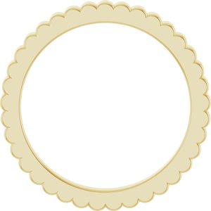 10K Yellow Or White Or Rose Gold Grooved Half Round Band