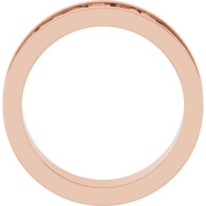 18K Yellow Or White Or Rose Gold Sculptural Flat Band