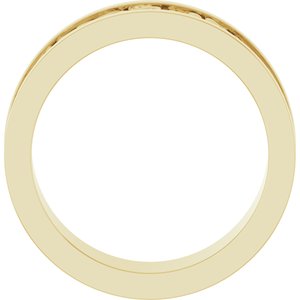 14K Yellow Or White Or Rose Gold Sculptural Flat Band