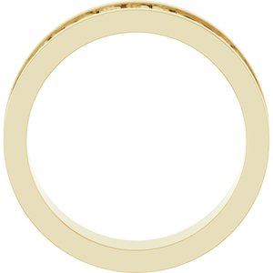 10K Yellow Or White Or Rose Gold Sculptural Flat Band