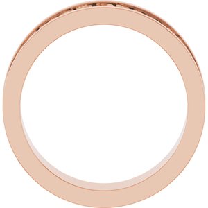 18K Yellow Or White Or Rose Gold Sculptural Flat Band