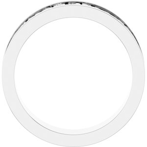 18K Yellow Or White Or Rose Gold Sculptural Flat Band