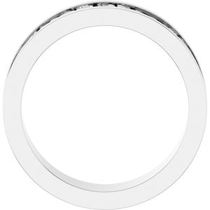 Continuum Sterling Silver Sculptural Flat Band