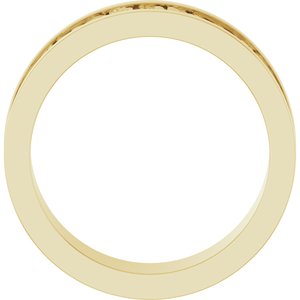 10K Yellow Or White Or Rose Gold Sculptural Flat Band
