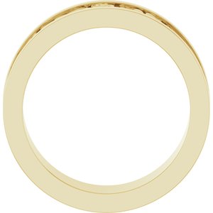 10K Yellow Or White Or Rose Gold Sculptural Flat Band