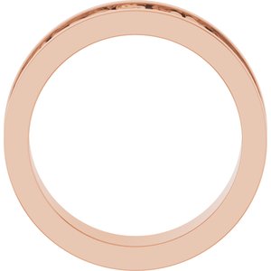 18K Yellow Or White Or Rose Gold Sculptural Flat Band