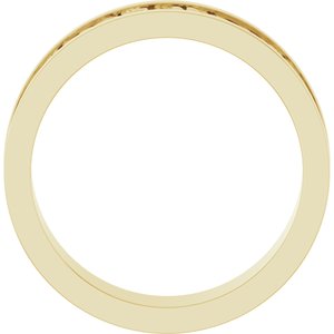 10K Yellow Or White Or Rose Gold Sculptural Flat Band