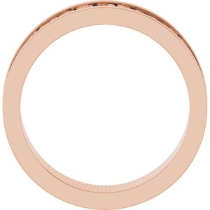 10K Yellow Or White Or Rose Gold Sculptural Flat Band