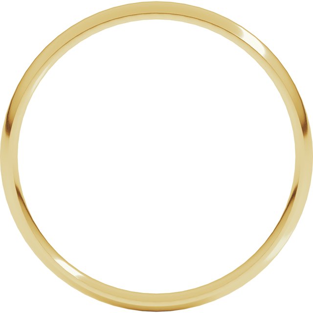14K Yellow Or White Or Rose Gold Or Sterling Silver Or Platinum Ultra-Lightweight Comfort Fit Band