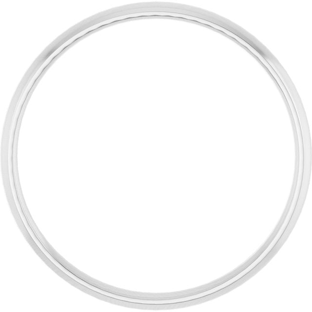 14K Yellow Or White Or Rose Gold Or Sterling Silver Or Platinum Ultra-Lightweight Comfort Fit Band