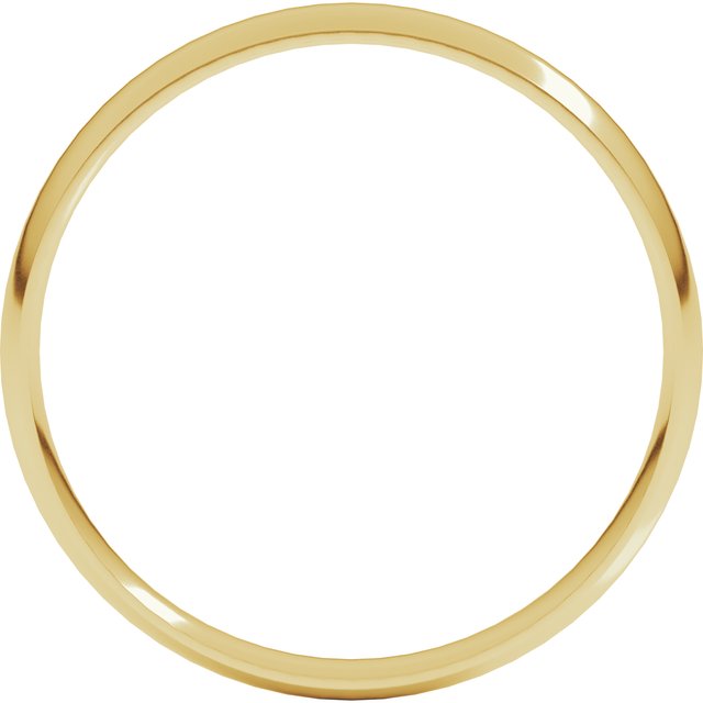 14K Yellow Or White Or Rose Gold Or Sterling Silver Or Platinum Ultra-Lightweight Comfort Fit Band