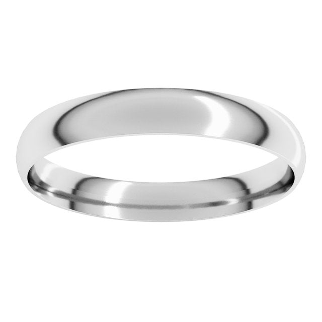 14K Yellow Or White Or Rose Gold Or Sterling Silver Or Platinum Ultra-Lightweight Comfort Fit Band