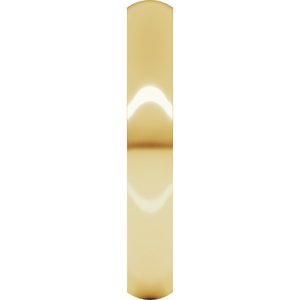 18K Yellow Or White Or Rose Gold Ultra-Lightweight Comfort-Fit Half Round Band