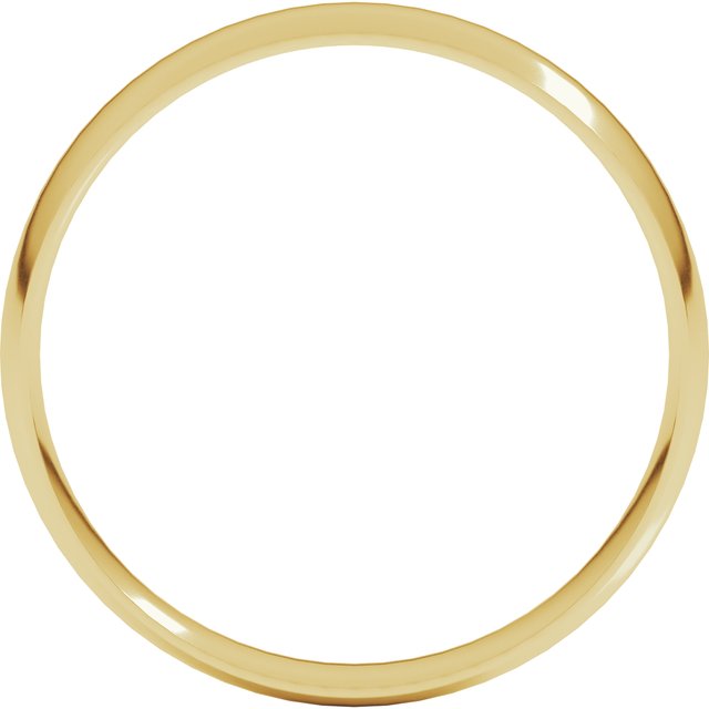 14K Yellow Or White Or Rose Gold Or Sterling Silver Or Platinum Ultra-Lightweight Comfort Fit Band