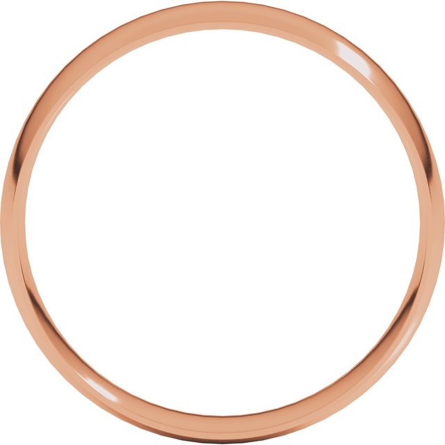 14K Yellow Or White Or Rose Gold Or Sterling Silver Or Platinum Ultra-Lightweight Comfort Fit Band