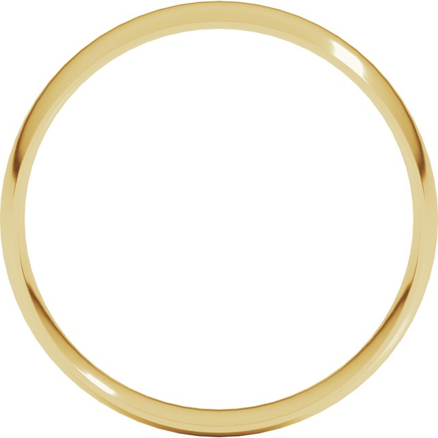 14K Yellow Or White Or Rose Gold Or Sterling Silver Or Platinum Ultra-Lightweight Comfort Fit Band