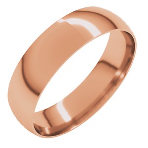 14K Yellow Or White Or Rose Gold Or Platinum 5 Mm Ultra-Lightweight Comfort Fit Band