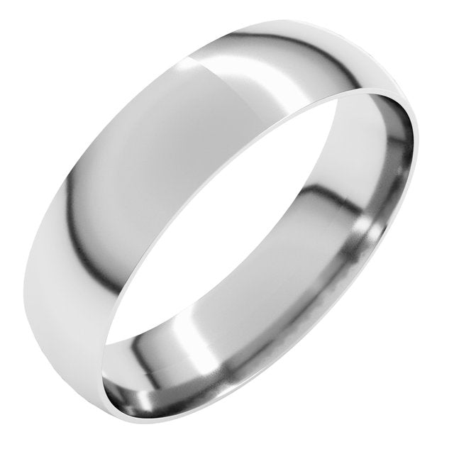 14K Yellow Or White Or Rose Gold Or Sterling Silver Or Platinum Ultra-Lightweight Comfort Fit Band