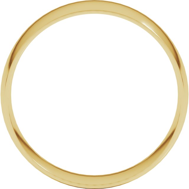 14K Yellow Or White Or Rose Gold Or Sterling Silver Or Platinum Ultra-Lightweight Comfort Fit Band