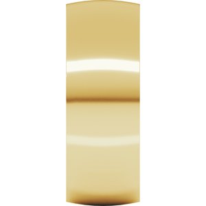 18K Yellow Or White Or Rose Gold Ultra-Lightweight Comfort-Fit Half Round Band