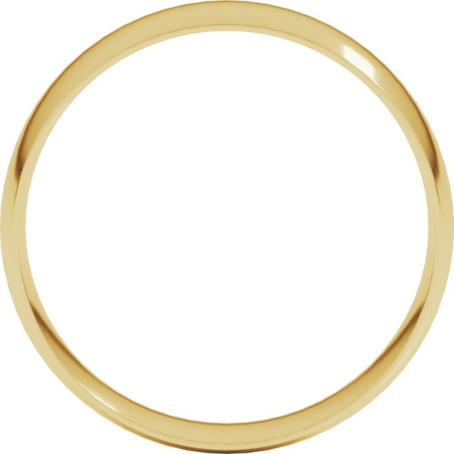 14K Yellow Or White Or Rose Gold Or Sterling Silver Or Platinum Ultra-Lightweight Comfort Fit Band